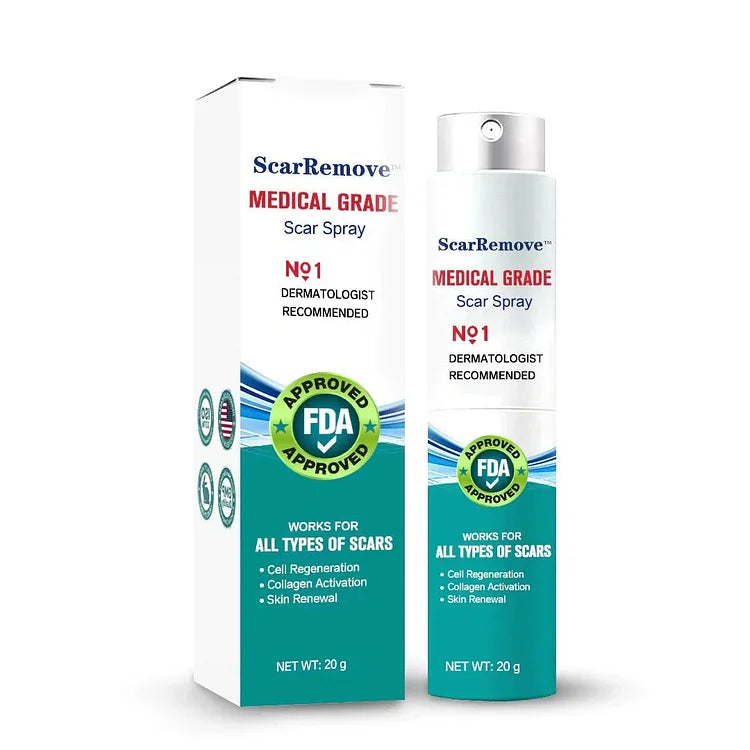 Spray anti-cicatrices pour tous types de cicatrices - cicatrices d'acné, cicatrices chirurgicales et vergetures ⚡️⚡️