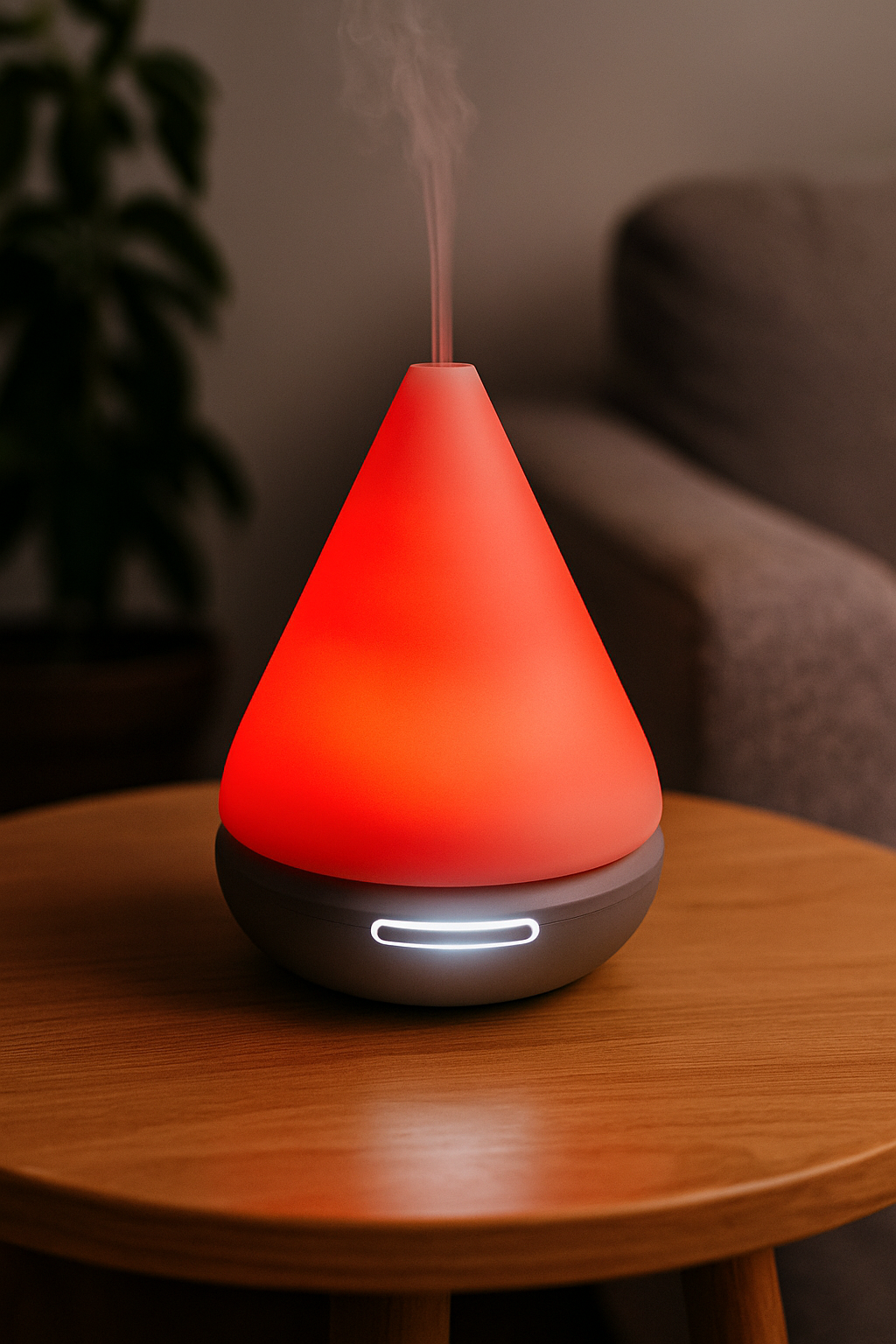 Diffuseur d’huile et parfum en pyramide avec 6 couleurs pour salon, chambre et bureau✨