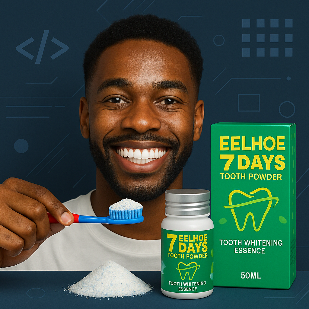 Dents Blanches 🦷 en 7 Jours ? C’est Possible avec Cette  Poudre dentaires !