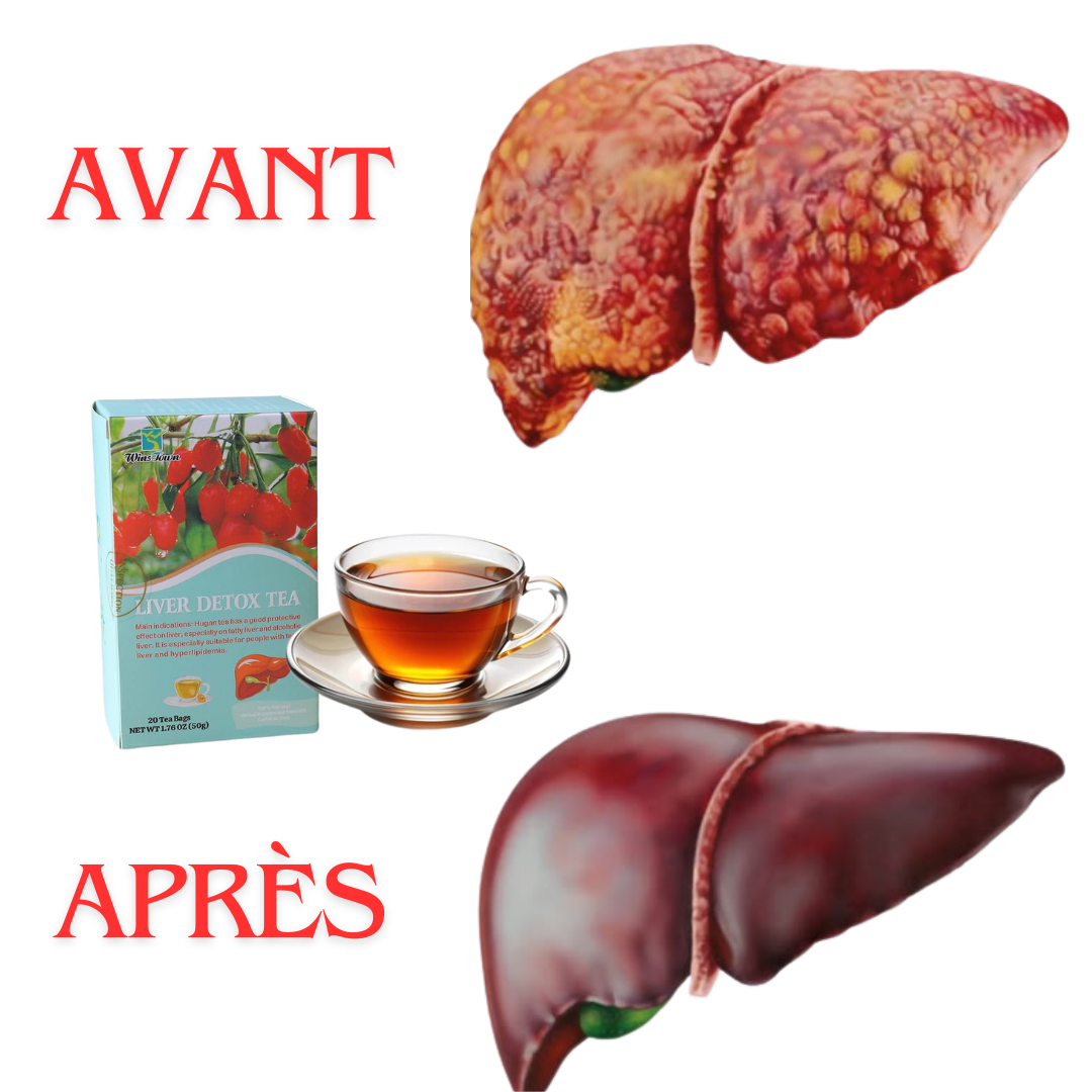 Nettoyez Votre Foie, avec un cartons de Thé bleu en quelque jours ✨Produit 100% naturel