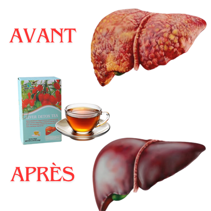 Nettoyez Votre Foie, avec un cartons de Thé bleu en quelque jours ✨Produit 100% naturel