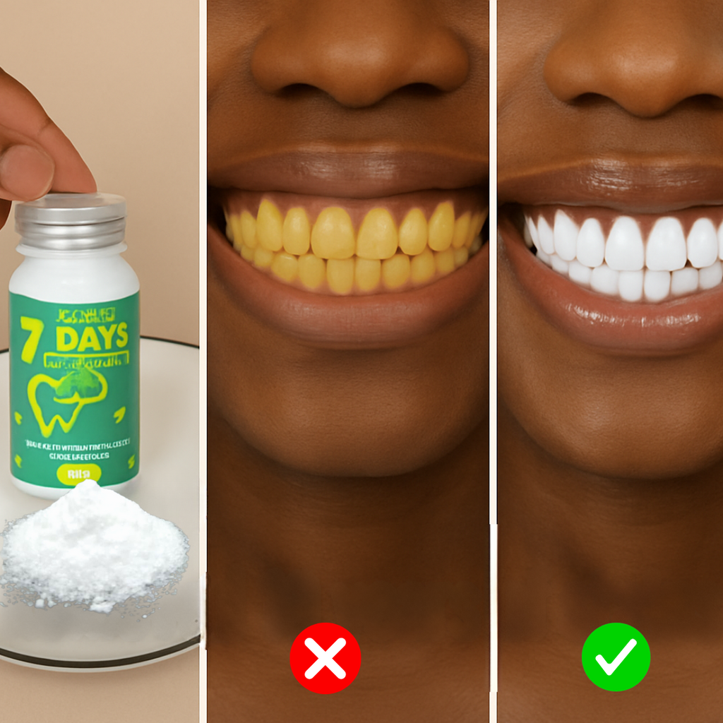 Dents Blanches 🦷 en 7 Jours ? C’est Possible avec Cette  Poudre dentaires !