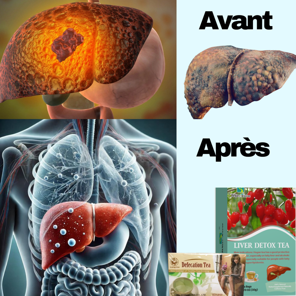 Nettoyez Votre Foie, avec un cartons de Thé bleu en quelque jours ✨Produit 100% naturel