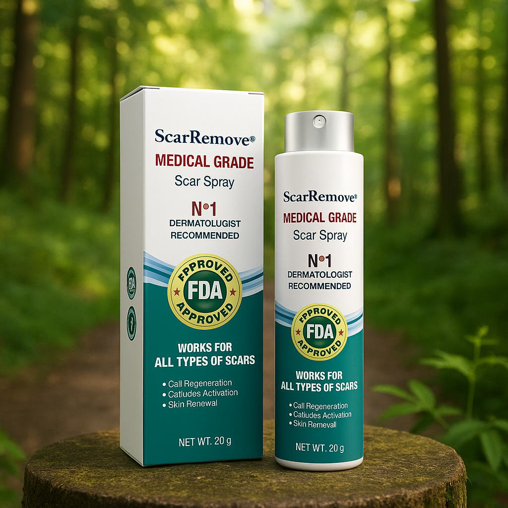 Spray anti-cicatrices pour tous types de cicatrices - cicatrices d'acné, cicatrices chirurgicales et vergetures ⚡️⚡️